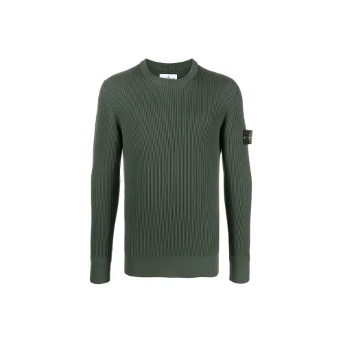 Stone Island Зеленые Мужские Свитера