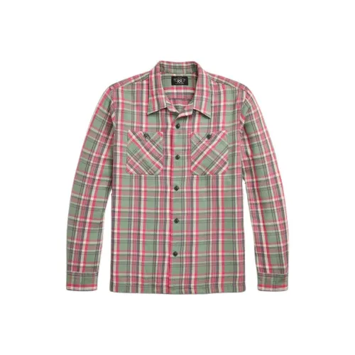 Double RL SS24 Рубашка Мужская Многоцветная