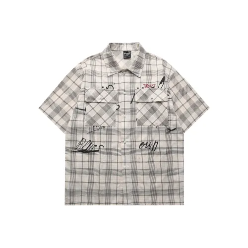 NOT BRAND ATTITUDE Рубашка Унисекс Бежевый Абрикос