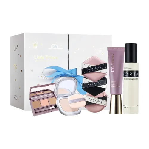 AMORTALS Красота Подарочная коробка Наборы для макияжа Контроль жирности Непересыпчатый Консилер Праймер 7 предметов Набор