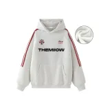 Белый, серый, красный, с флисовой подкладкой