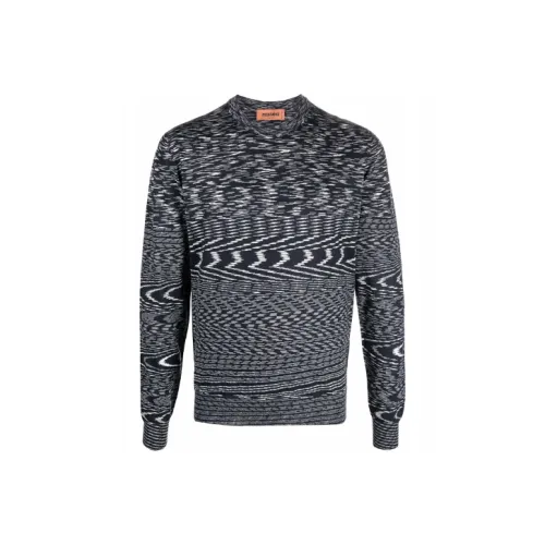 MISSONI Темно-синие мужские свитеры