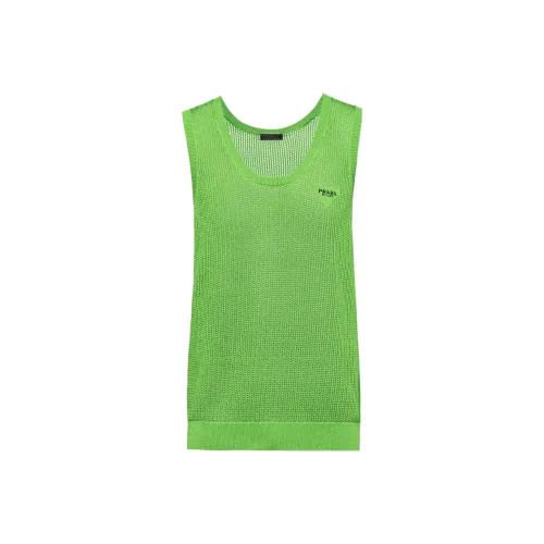 PRADA Зеленые Мужские Майки