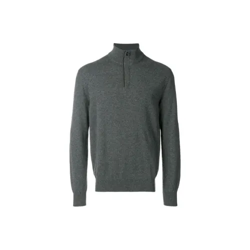 Ermenegildo Zegna Серый Мужской Кашемировые Свитера
