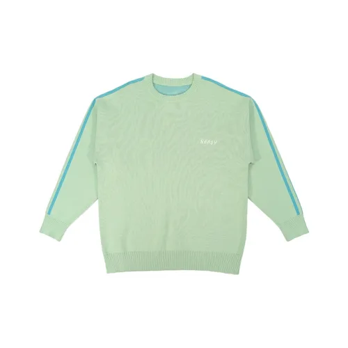 NERDY x DoraemonA Nerdy X Дораэмон Co Branding Свитер Унисекс Зеленый