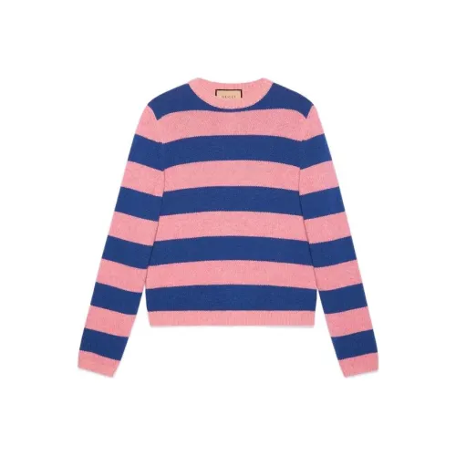 GUCCI Синий Розовый Мужские кашемировые свитера