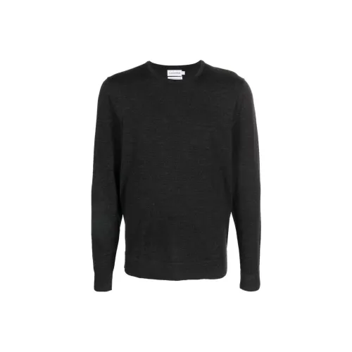 Calvin Klein Темно-серые Мужские Свитера