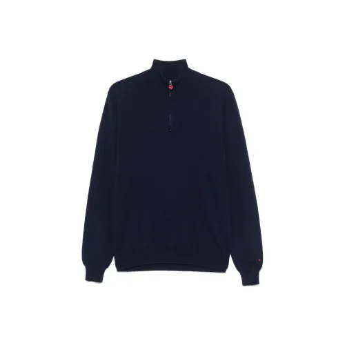 KITON Men's Blue Sweatshirts KITON Мужские Синие Толстовки
