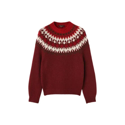 Loro Piana Яркий Рубиновый Красный Мужской Кашемировый Свитер