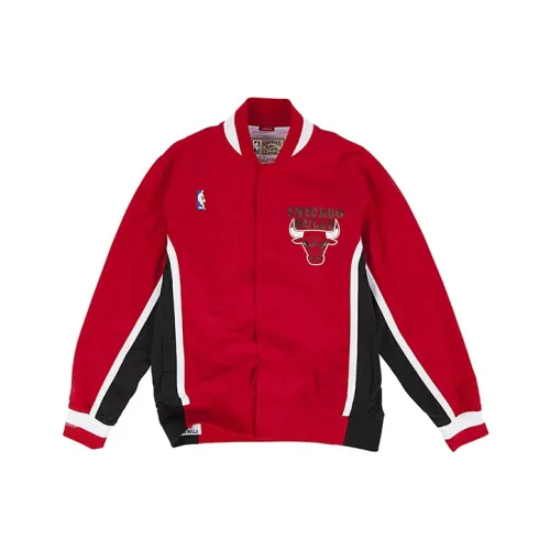 Mitchell Ness Красный Унисекс Куртки