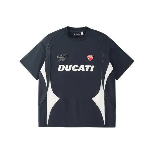 FILA FUSION FILA FUSION X Темный HEX серия предотвращения столкновений Синий Мужской T Рубашки