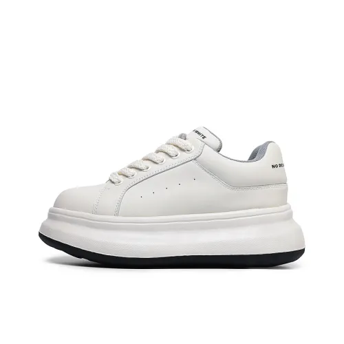 OUBT Fashion Versatile Белый Кроссовки Дышащий и Противоскользящий Низкий Топ Скейтборд Кроссовки Унисекс Чисто Белый