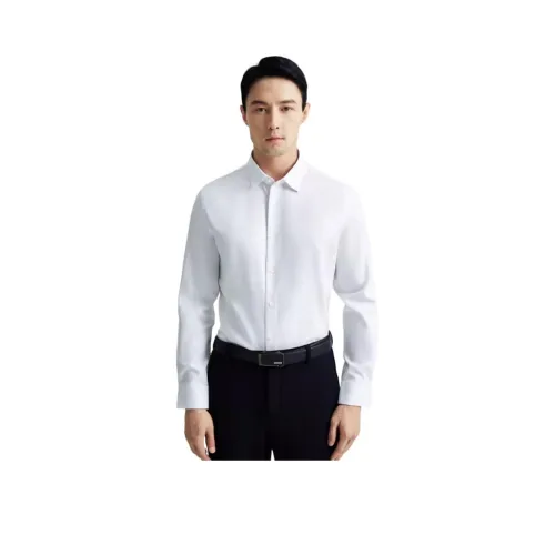 DIKENI Рубашка Мужская Песочно-белая