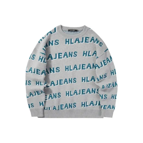 HLA JEANS Средне-серый Цветочный 14 Унисекс Трикотаж