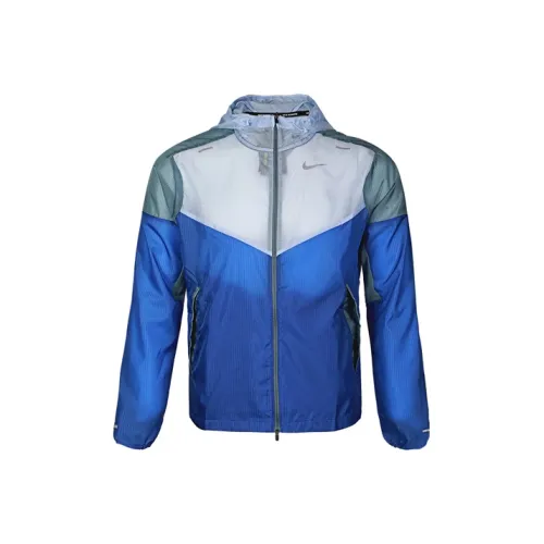 Nike Blue Men's Jackets Найк Синий Мужские Куртки