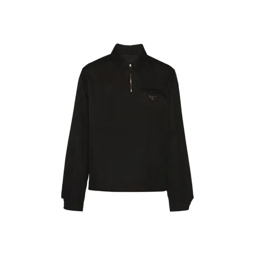 PRADA Мужские черные куртки