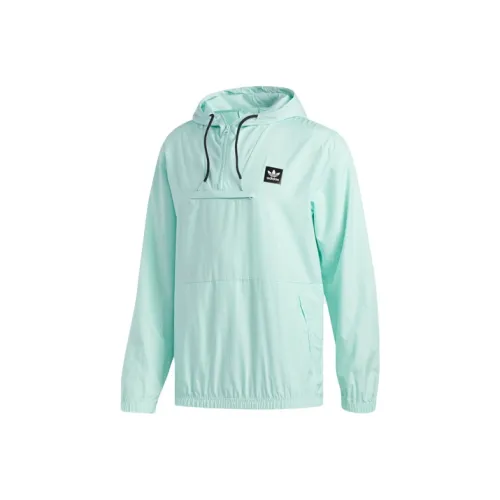 Adidas Originals Azul Claro Мятно-зеленый Мужские Куртки