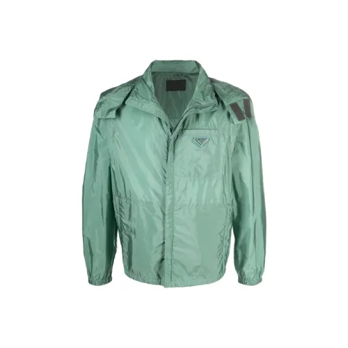 PRADA SS21 Куртки и Пальто Мужской Зеленый
