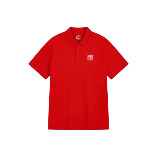 361° Поло Мужское Китайский Красный