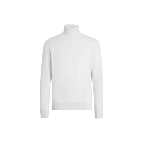Ermenegildo Zegna Белый Мужской Кашемировые Свитера