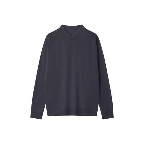 HERBEL Темно-серый Мужские Свитера