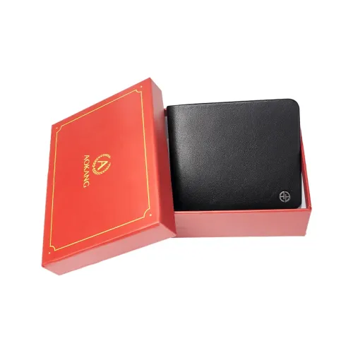 AOKANG Держатель для денег из коровьей кожи кошелек держатель для карт кошелек для монет мужской классический черный