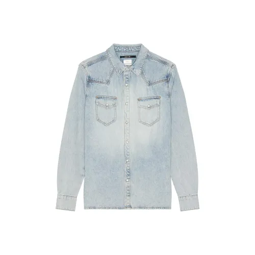 Ksubi Светло-синие Мужские Рубашки