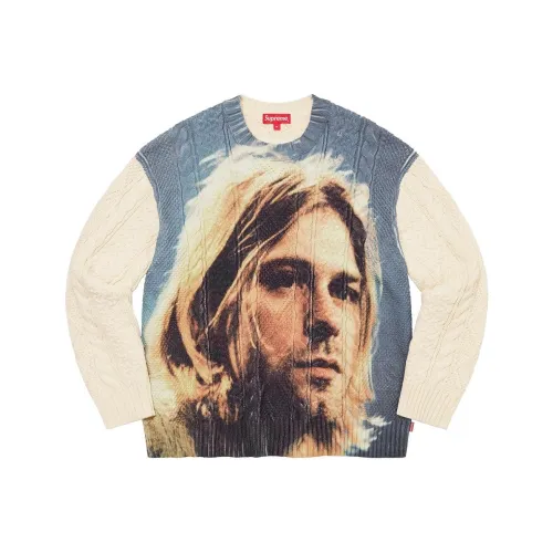 Supreme SS23 Week15 Kurt COBAIN Свитер Унисекс Экрю