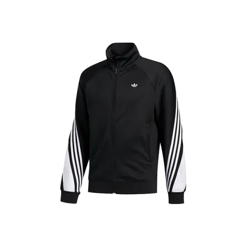 Adidas Originals Stripes Wrap Track Черный Мужской Куртка