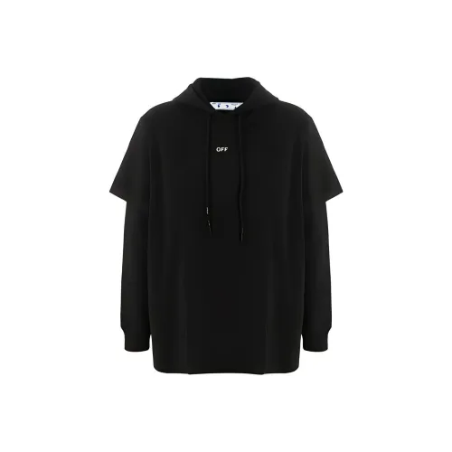 Off Белый FW20 Черный Мужские Толстовки