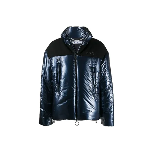 Off Белый FW20 Синий Мужские Куртки