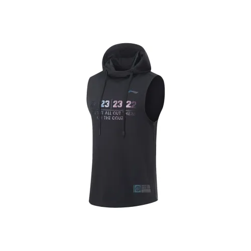 LINING Sports Basketball Collection Мужские черные майки