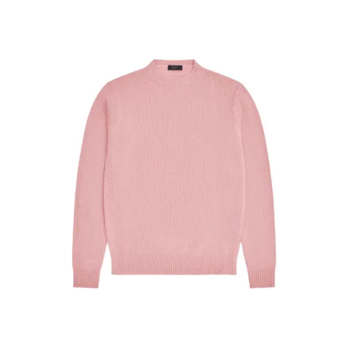 PRADA Кашемир Свитер Мужской Розовый