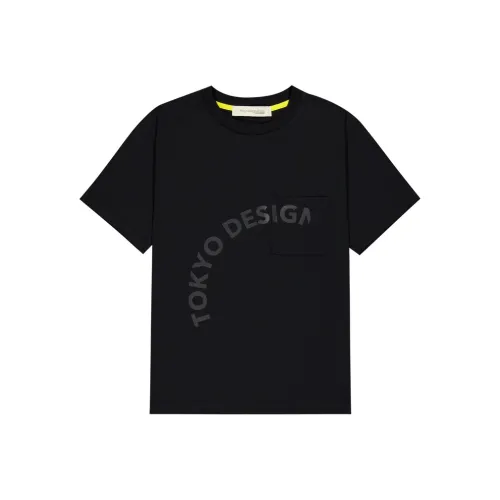 New Balance совместный проект TOKYO DESIGN STUDIO T Рубашка Унисекс Черная