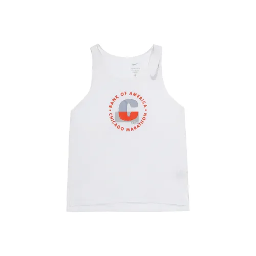 nike Бег Майка Мужская Белая