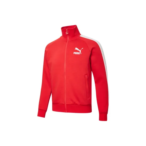 PUMA Red Men's Jackets PUMA Красный Мужские Куртки