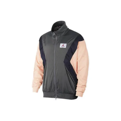 Jordan Flight Серый Розовый Мужская Куртка