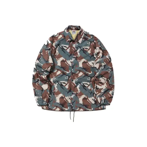 Vision Street Wear Зеленый камуфляж Унисекс Куртки