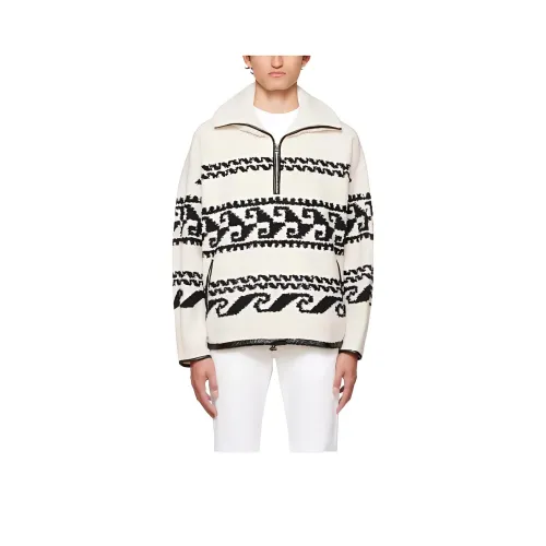 ISABEL MARANT Экрю Мужские Свитера