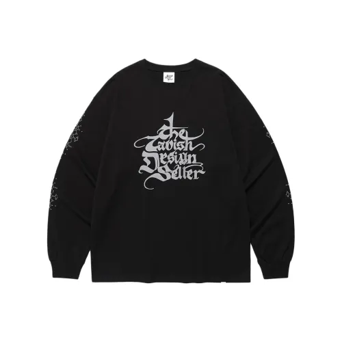 Cavish Design Seller T-Shirt Мужской Черный