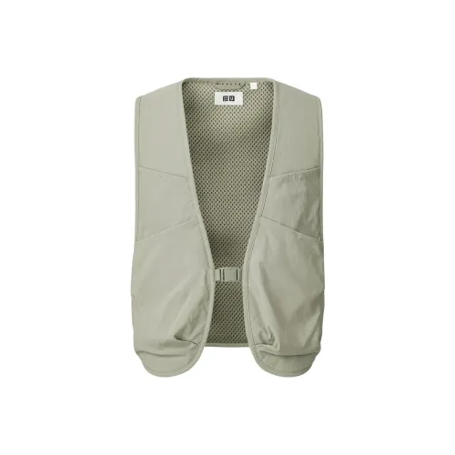 UNIQLO SS24 Майка Мужская Серый Зеленый