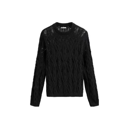 ZARA Черный Мужской Трикотаж