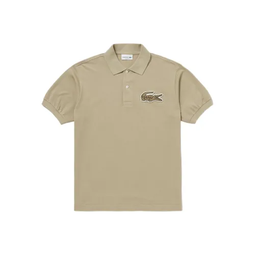 LACOSTE Collaboration Бежевая Мужская Поло