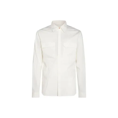 RICK OWENS совместный бренд RO Рубашка Мужская Белая