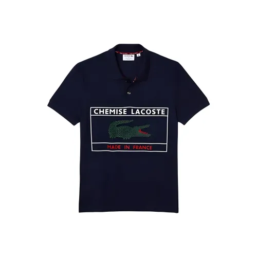 LACOSTE Поло Мужское Морской Синий