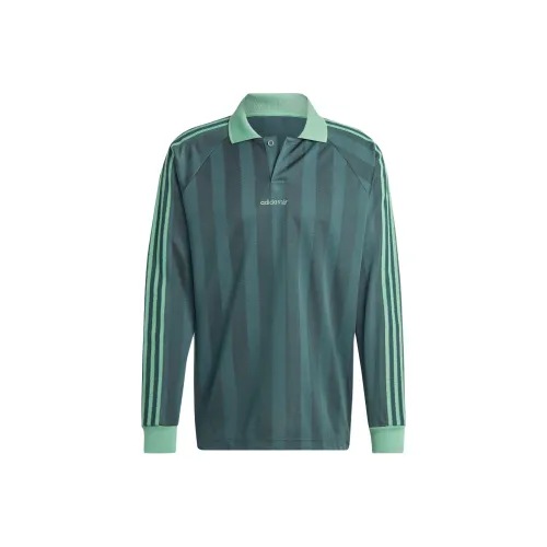 Adidas Originals Поло Мужское Зеленое