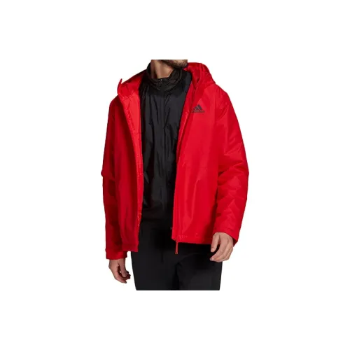 Adidas Куртка Мужская Светло-Красная