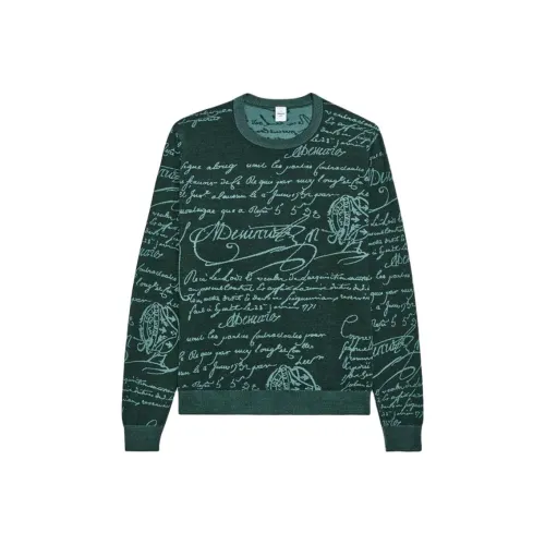 BERLUTI Зеленые Мужские Свитера