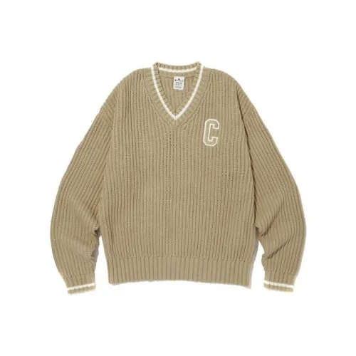 Champion Beige Men's Sweaters Чемпион Бежевый Мужские Свитера