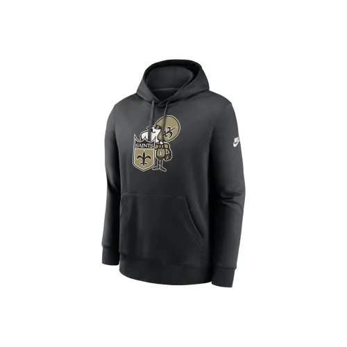 Nike NFLClub New Orleans Saints Rewind Толстовка Мужской Черный